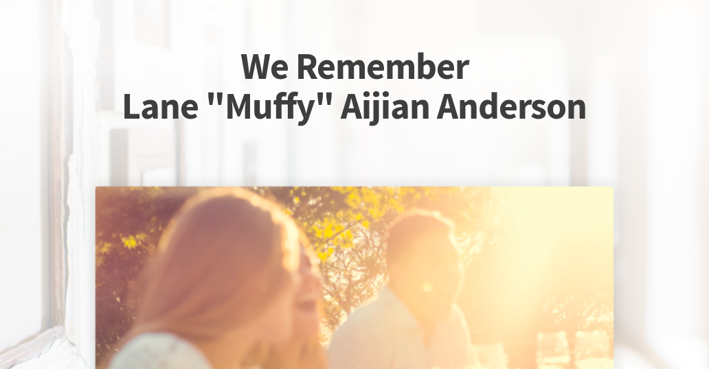 Lane Anderson (19562020) Obituary